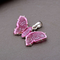 Pink 3-Piece Butterfly Pendant β Bold & Beautiful