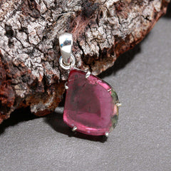 Rubellite Tourmaline Pendant – Bold Elegance