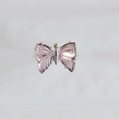 Tourmaline Butterfly Ring (Tall) โ 925 Sterling Silver
