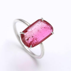 Pink & White (Long) in 925 Sterling Silver