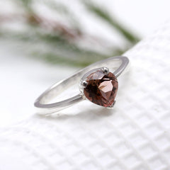 Tourmaline Heart Shape Cut in 925 Sterling Silver