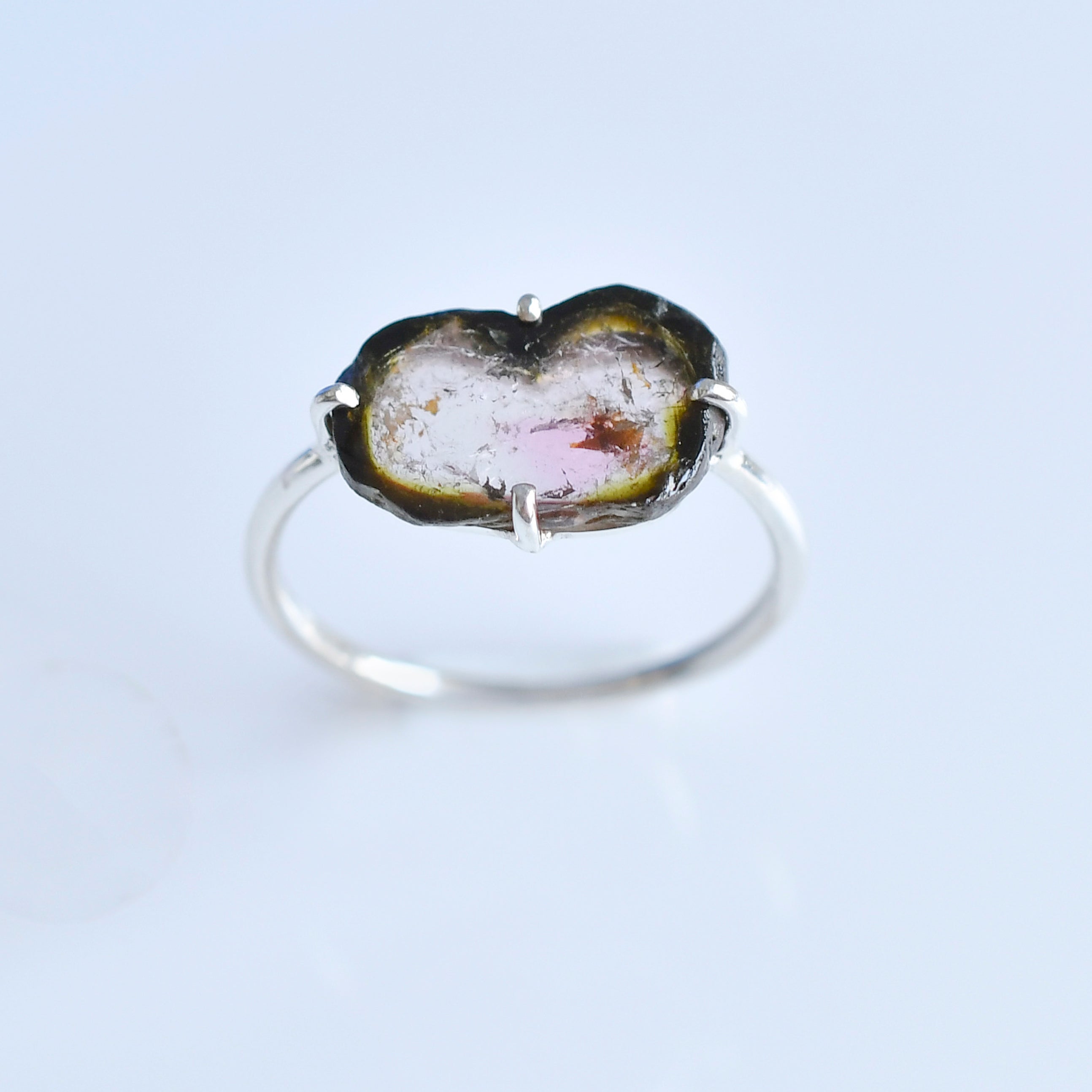 Watermelon Slice Ring – 925 Sterling Silver