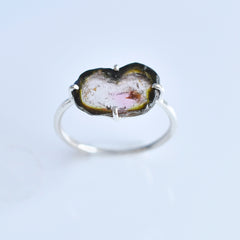 Watermelon Slice Ring – 925 Sterling Silver