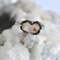 Watermelon Slice Ring – 925 Sterling Silver
