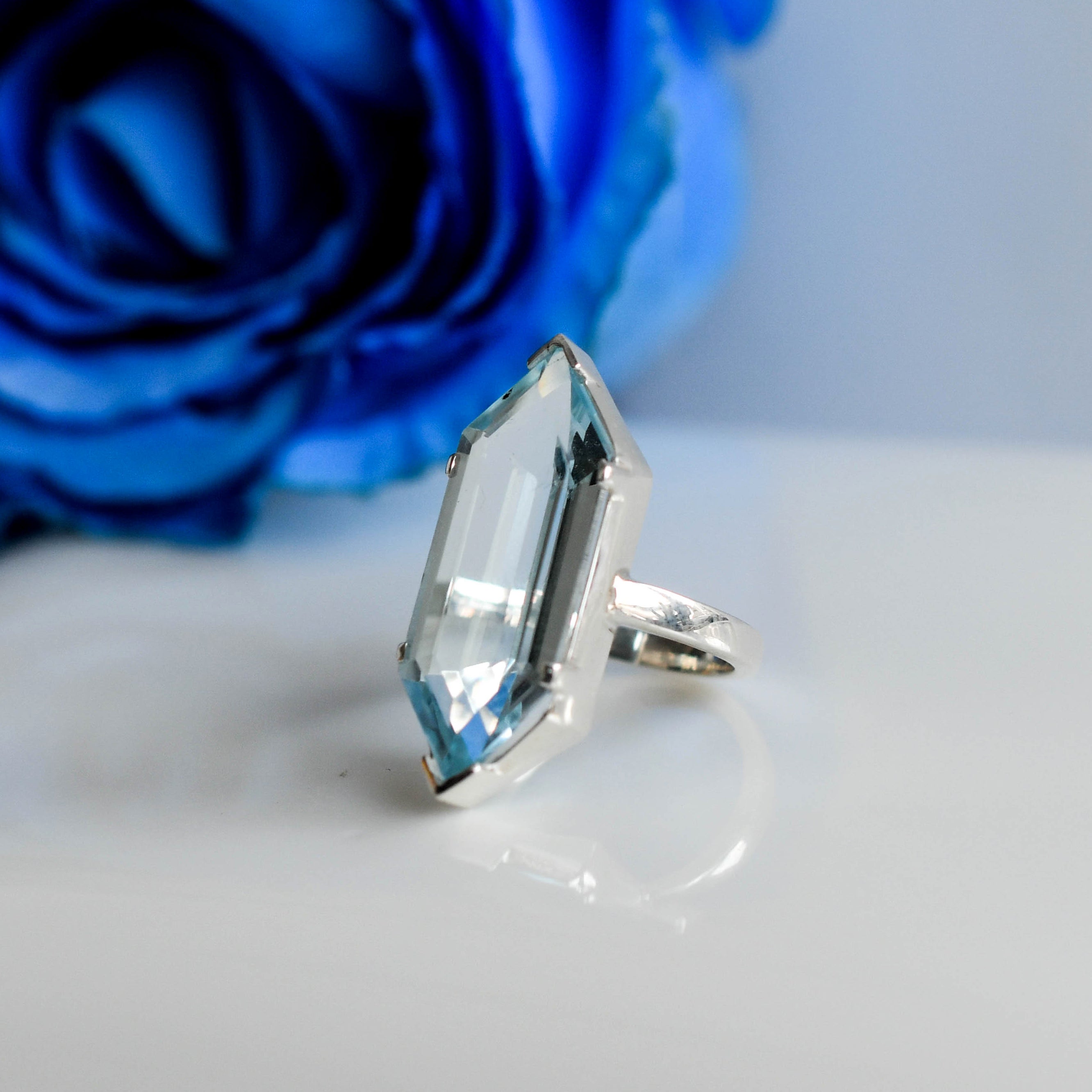 BT Fancy Cut Ring – 925 Sterling Silver