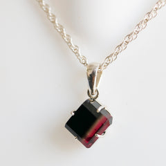 Black & Pink Bi-Color Tourmaline Pendant – 925 Sterling Silver
