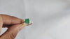 Natural Light Emerald Octagonal Cut Ring – 925 Sterling Silver