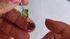 Bold Pink & Green Tourmaline Earrings – 925 Sterling Silver