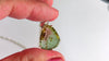 Blue & Pink Tourmaline Slice Pendant with Earthy Inclusions – 925 Sterling Silver