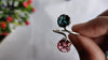 Tourmaline Flower Ring (Red & Blue) – 925 Sterling Silver