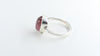 Pink Bi-Color Tourmaline Cabochon Ring – 925 Sterling Silver